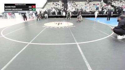 52-B2 lbs Final - Blaine Page, All I See Is Gold Academy vs Arturo DelVecchio, Cordoba Trained