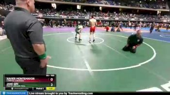 5 lbs Champ. Round 1 - Xavier Montemayor, Lubbock Coronado vs Jake Qin, Frisco Lebanon Trail