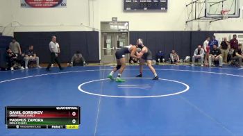 174 lbs Quarterfinal - Daniil Gorshkov, Embry-Riddle (Ariz.) vs Maximus Zamora, Menlo (Calif.)