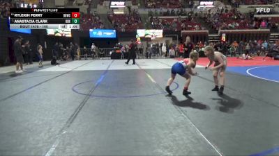 100 lbs Semifinal - Anastacia Clark, Livingston Wrestling Club vs Ryleigh Ferry, Snake River Youth Wrestling