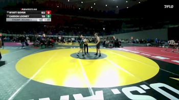 6A Boys 190 lbs Champ. Round 1 - Wyatt Gover, Nelson Boys vs Carson Looney, Tigard Boys