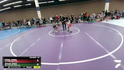 67 lbs Cons. Semi - Titan Jones, Vici Wrestling Club vs Ethan Zhao, Best Trained Wrestling