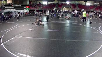 80 lbs 5th Place Match - Leo Ascherl, Scottsbluff Wrestling Club vs Titus Johnson, Beatrice Wrestling Club