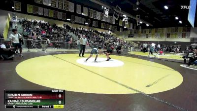 119 lbs Round 1 - Kainalu Bumanglag, Granite Wrestling Club vs Braden Grodin, Temecula Valley Wrestling Club