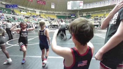 70 lbs Rr Rnd 1 - Ellie Freeman, Mountain Home Flyers Youth Wrestling Club vs Elizabeth Brooks, Greenwood Wrestling Academy