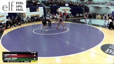 170 lbs. Champ. Round 1 - Avery Muinez, Nixa vs Zainab Tareq, Rockwood Summit