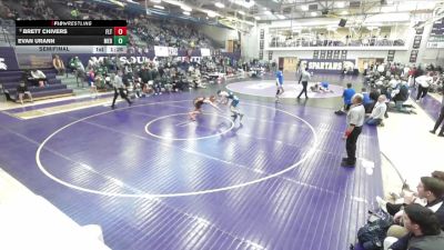 157 lbs Semifinal - Evan Urann, Mead vs Brett Chivers, Flathead