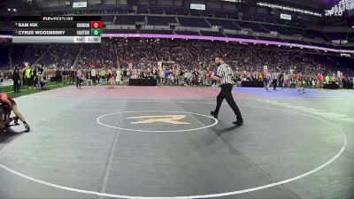 D1-106 lbs Quarterfinal - Cyrus Woodberry, Cass Technical HS vs Sam Kik, Grand Rapids Union