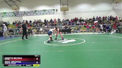 160 lbs Champ. Round 2 - Irene Abramyan, Cerritos College vs Annette Beltran, Skyline