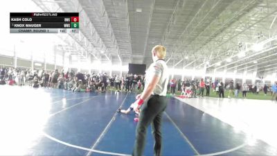 76 lbs Champ. Round 1 - Knox Mauger, Westlake Wrestling Club vs Kash Colo, Bulldog Wrestling Club