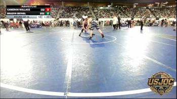 160 lbs Round Of 16 - Cameron Wallace, Kingfisher YellowJackets vs Brazos Bethel, Warhorse Wrestling Club