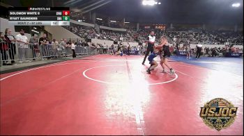 67 lbs Round Of 32 - Solomon White II, Spartan Mat Club vs Ryatt Saunders, Shelton Wrestling Academy