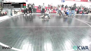 66-70 lbs Rr Rnd 1 - Leland Riley, Midwest City Bombers Youth Wrestling Club vs Gauge Huffman, Northeast Take Down Club