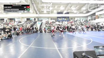 150 lbs Champ. Round 2 - Cohen Mortensen, American Fork vs Jake Beck, Lone Peak