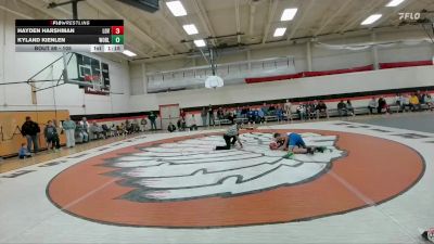 105 lbs Quarterfinal - Kyland Kienlen, Worland Middle School vs Hayden Harshman, Lovell Middle School