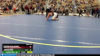 285 lbs Quarterfinal - Jadon Mims, Saint Cloud State vs Austin Schlangen, Ridgewater Community College