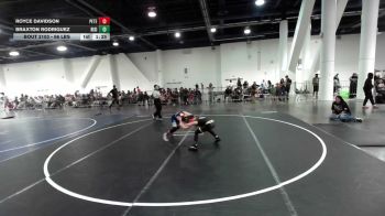 66 lbs Quarterfinal - Royce Davidson, Peterson Grapplers vs Braxton Rodriguez, Rising Sun WC
