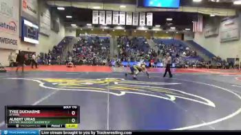 174 lbs Champ. Round 2 - Albert Urias, CA State University Bakersfield vs Tyee Ducharme, SF State