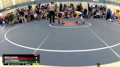 115 lbs Round 5 (10 Team) - Alex Downing, Bloomington South Wrestling Club vs Newt Randol, East Noble TUF