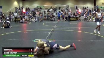 75 lbs Round 2 (6 Team) - Finn Cliff, Belding Orange vs Chase Courter, The Fort Hammers