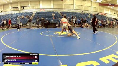 157 lbs Cons. Semi - Trevor Paulson, WI vs Shane Saito, OH