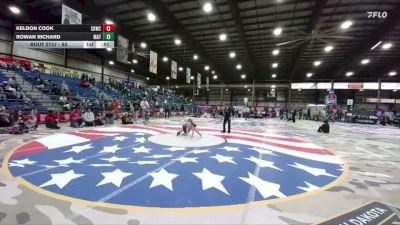 60 lbs Cons. Round 4 - Keldon Cook, Camel Kids Wrestling Club vs Rowan Richard, Matpac