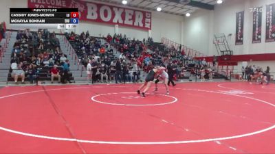 138 lbs Cons. Round 2 - Cassidy Jones-Mowen, Linfield University vs Mckayla Bonham, Eastern Oregon University