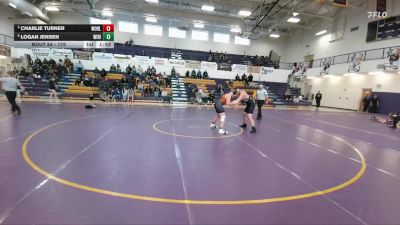 175 lbs Round 3 - Charlie Turner, Worland vs Logan Jensen, Wind River