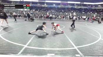 65 lbs Quarterfinal - Vincent Burgo, Commandos Wr Ac vs Carson Caprio, SlyFox Wr Ac
