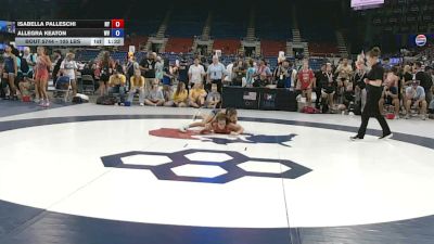 105 lbs Cons. Sub-rd Of 32 - Isabella Palleschi, New York vs Allegra Keaton, West Virginia
