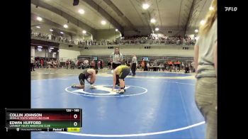 165 lbs Quarterfinal - Edwin Hufford, Lathrop Youth Wrestling Club vs Collin Johnson, Sedalia Youth Wrestling Club