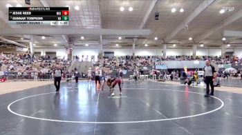 A 138 lbs Champ. Round 1 - Jesse Reed, Munford High School vs Gunnar Tompkins, Watertown High School