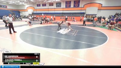 125 lbs Cons. Round 2 - Jushawn Ferrell, Alma College vs Kie Anderson, Concordia College (Moorhead)