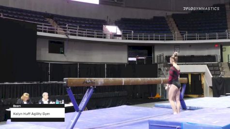 Kalyn Huff Agility Gym - Beam - 2022 Elevate the Stage Huntsville presented by SportsMED & Crestwood