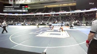 II-138 lbs Cons. Round 3 - Abdulhamid Albaneh, Lackawanna vs Holden Kelly, Perry