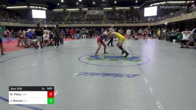 125 lbs Quarterfinal - M. Bryce Paley, Cape May vs Joshua Roman, Millville