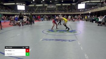 125 lbs Quarterfinal - M. Bryce Paley, Cape May vs Joshua Roman, Millville