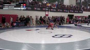 65 kg Quarters - Derrick Cardinal, Jackrabbit Wrestling Club vs Drew Heethuis, NJRTC
