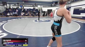 135 lbs Round 1 (4 Team) - Nia Hagler, Utah 1 vs Lexie Newman, Oregon