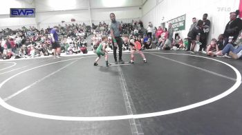 52 lbs Semifinal - Bretley (Gage) Peters, Roland Youth League Wrestling vs Preston Cross, Brushy Wrestling Club