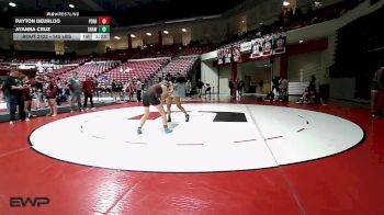 145 lbs Quarterfinal - Payton Deurloo, Perry Girls Wrestling Club vs Ayanna Cruz, Shawnee High School Girls