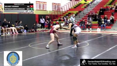 132 lbs Round 3 (4 Team) - Delaney Kiernan, Hillsborough vs Reynaliz Garcia Hiraldo, Bayonne