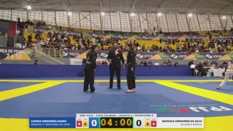 MANUELA FERNANDES DA SILVA vs LAVINIA FERNANDES ALEIXO 2026 FPJJ Circuito Paulista GI Etapa 3