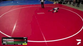 84 lbs Cons. Round 1 - Evan Scharpen, Z-M (Zumbrota/Mazeppa) vs Riley Harberts, Adrian