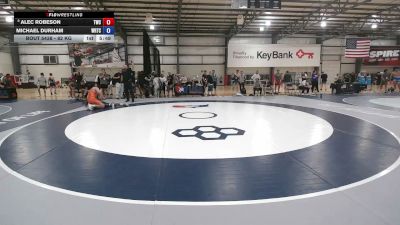 82 kg Cons. Quarters - Alec Robeson, Tiger Wrestling Club vs Michael Durham, Warrior Regional Training Center