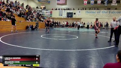 175 lbs Semifinal - Brandon Cook, Forest Grove vs Lincoln Kemper, Glencoe