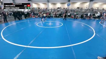 100 lbs Cons. Round 2 - Henry O`Halloran, Scots Wrestling Club vs Belle Garcia, Alamo City Wrestling Club