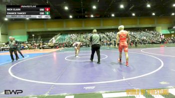 138 lbs Consi Of 32 #2 - Nick Clark, Golden Hawks Wrestling Club vs Chance Yancey, COWA
