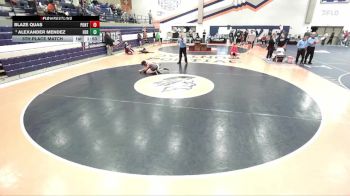144 lbs 5th Place Match - Alexander Mendez, Herscher vs Blaze Quas, Pontiac