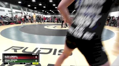 80 lbs Placement Matches (8 Team) - Alex Lobdell, Indiana Outlaws vs Noah Molina, Junior Terps